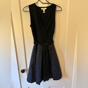 White House Black Market Sleeveless Pleated Skirt Dress
